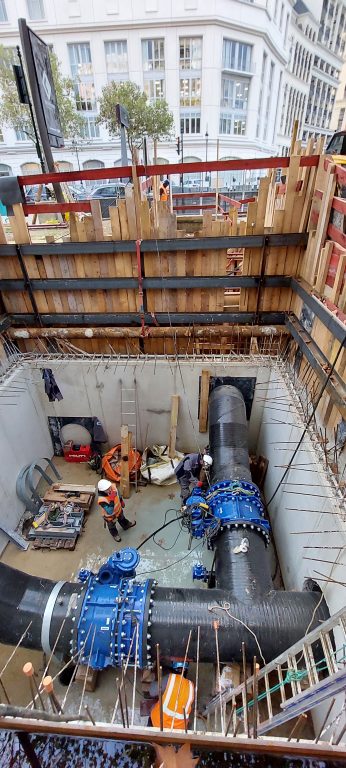 Galerie d'accès au réseau de transport d'eau potable Sénéo