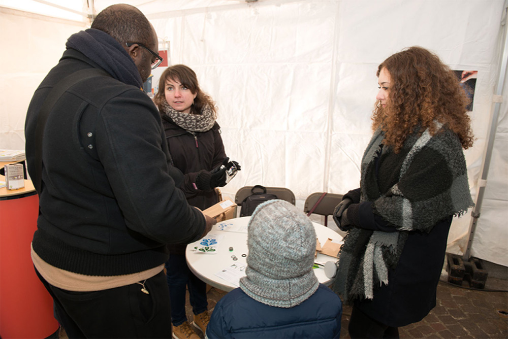 Action de solidarité à Rueil-Malmaison