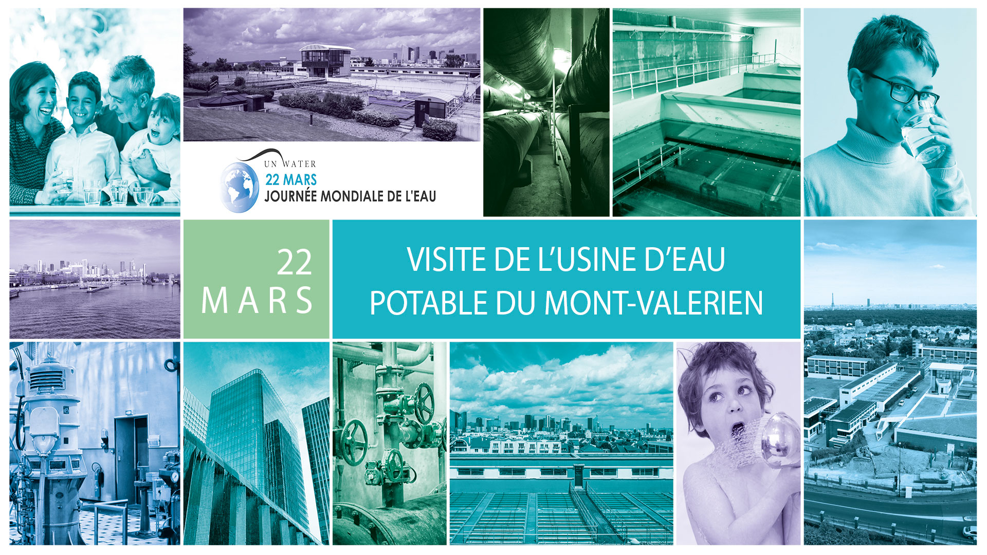 Visite de l'usine de production d'eau potable du Mont Valérien