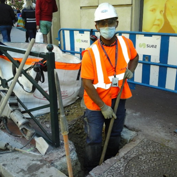 seneo-david David, agent de réseau travaux