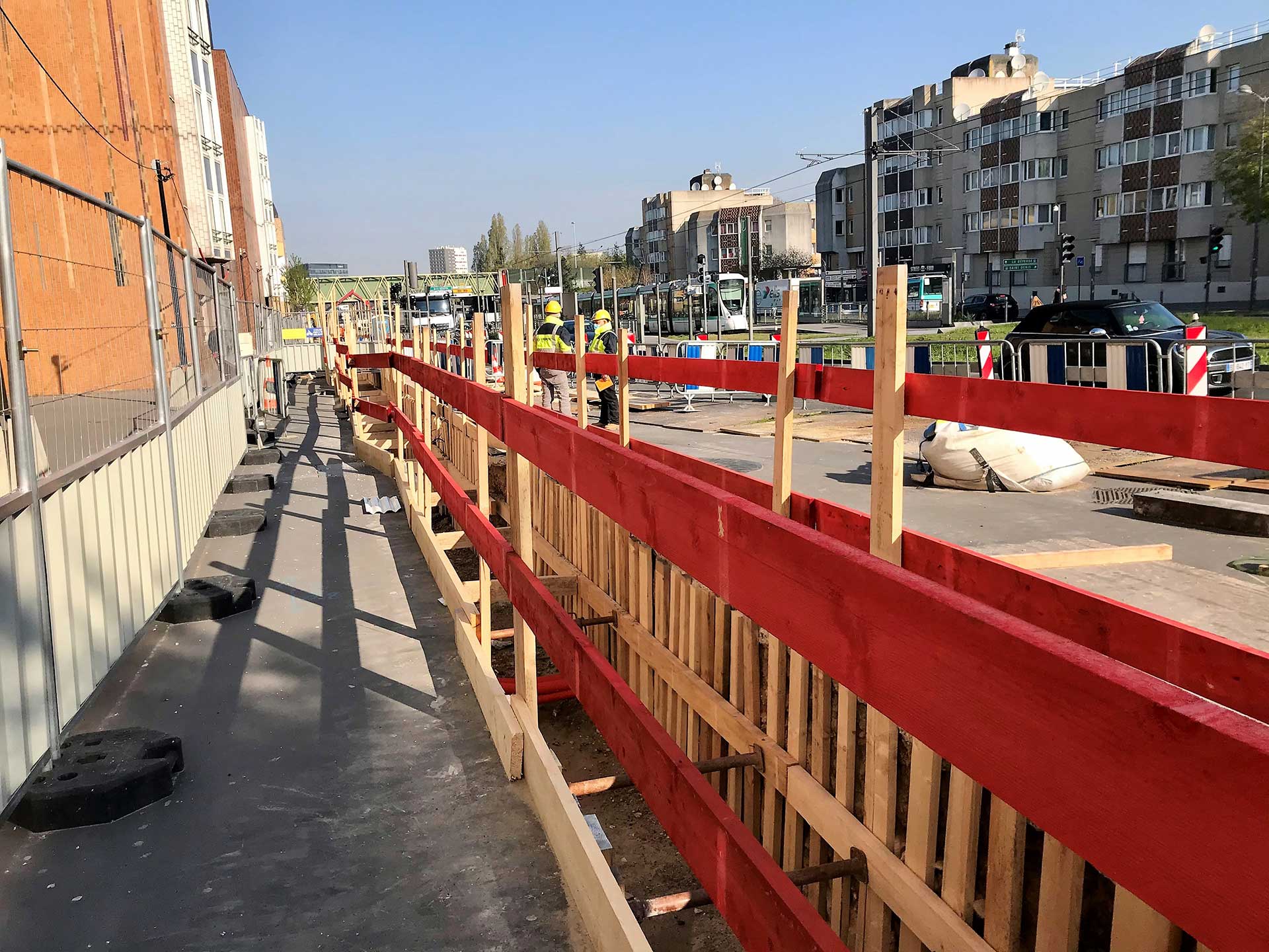 Sno ralise un chantier de grande ampleur pour lextension du tramway T1  Colombes