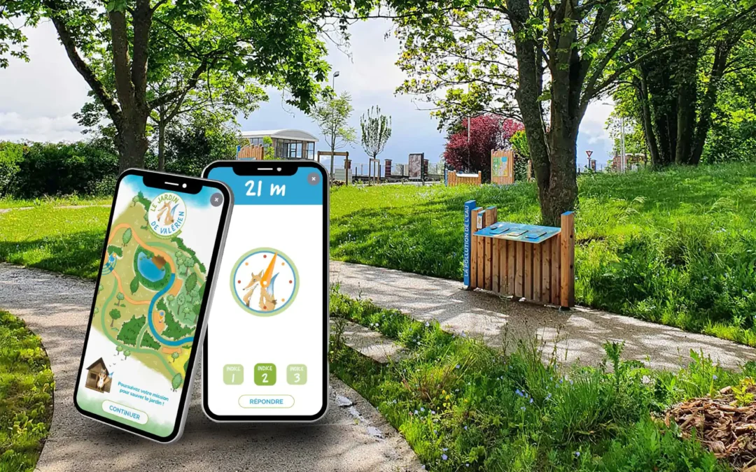 La chasse au trésor interactive au jardin de Valérien !