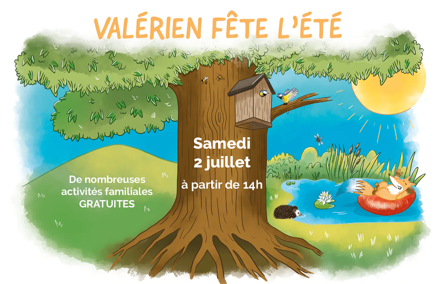 Valérien fête l'été