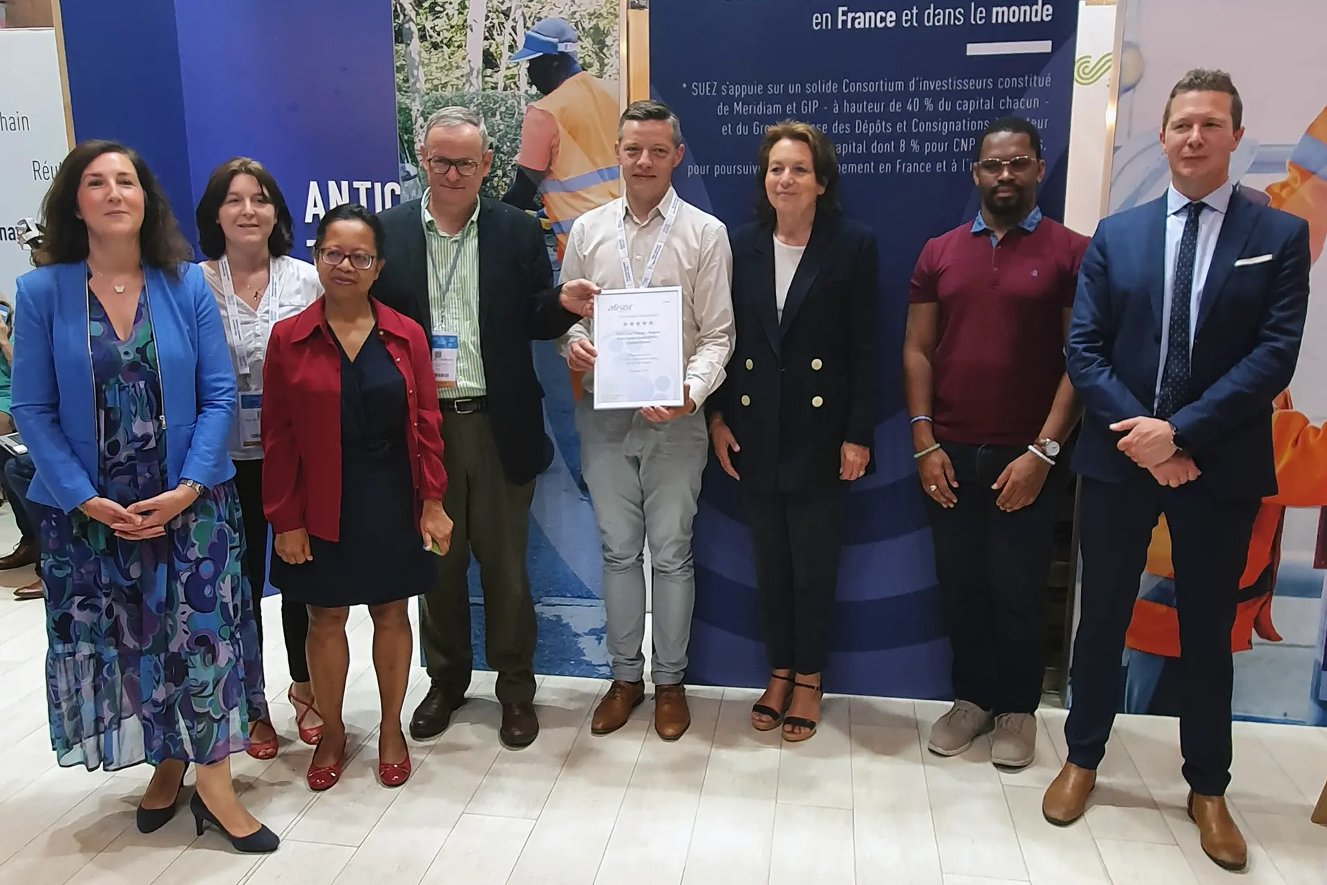 LE PREMIER CONTRAT D’EAU POTABLE EN FRANCE OBTIENT LE DIPLÔME D’EXCELLENCE EFQM